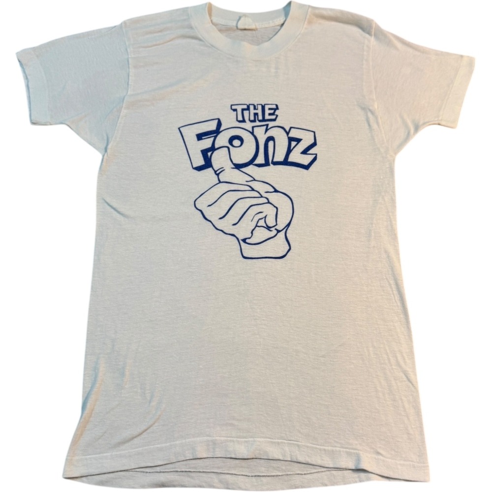Vintage "The Fonz" T‎ Shirt 80s 90s Retro TV Show Arthur Fonzarelli Graphic
